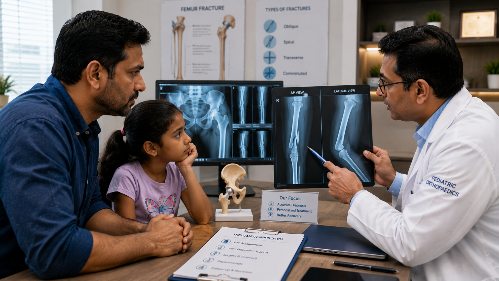 Femur Fractures in Children Spica Cast vs Surgery Blog