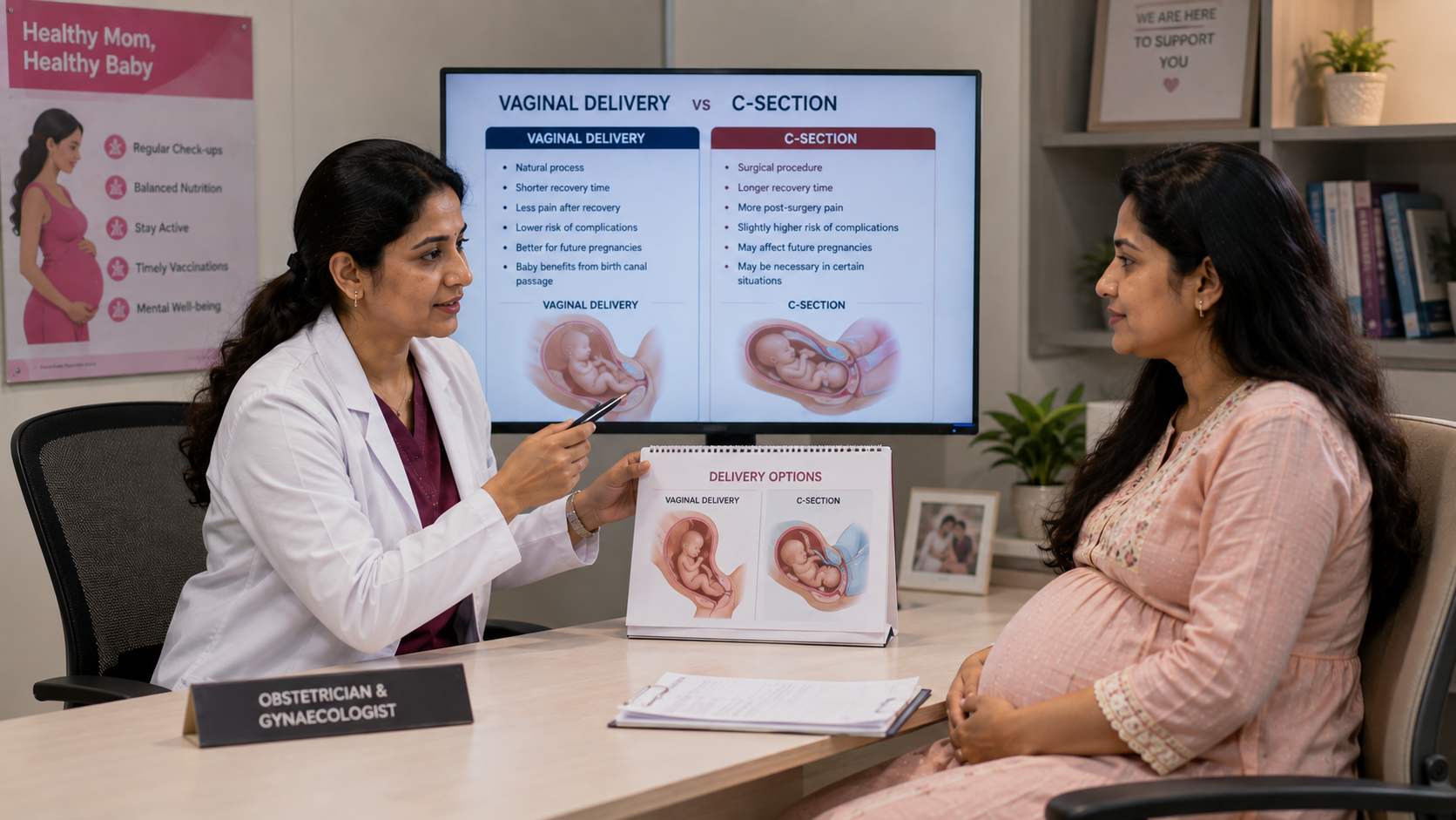 Does high-risk pregnancy always mean C-section