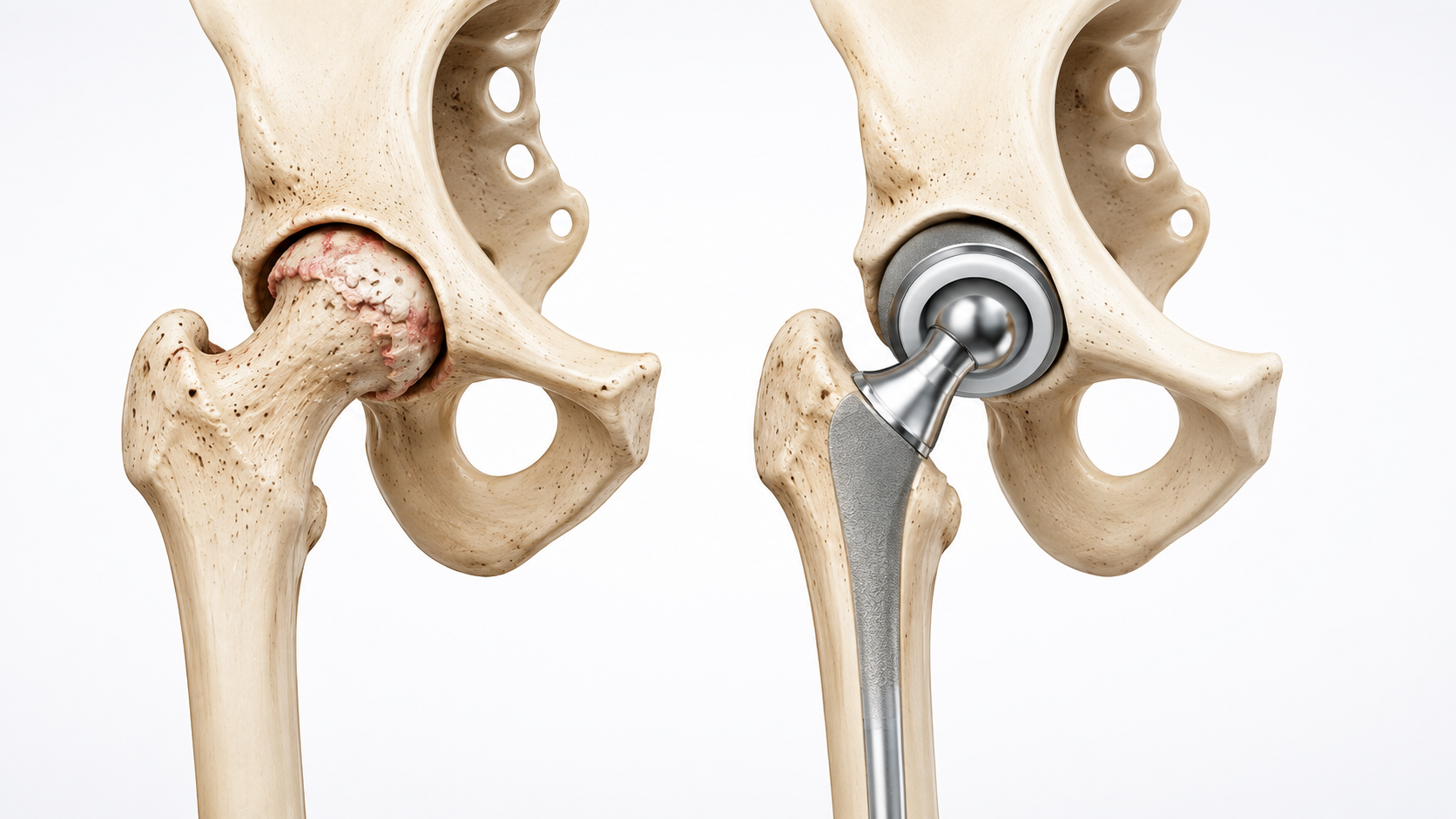 What is total hip replacement