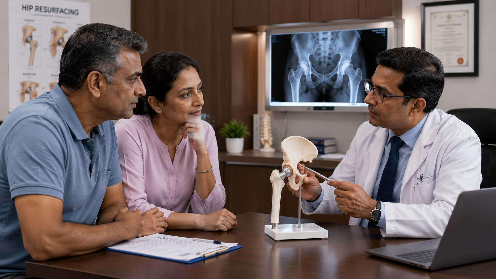 Who may be suitable for total hip replacement