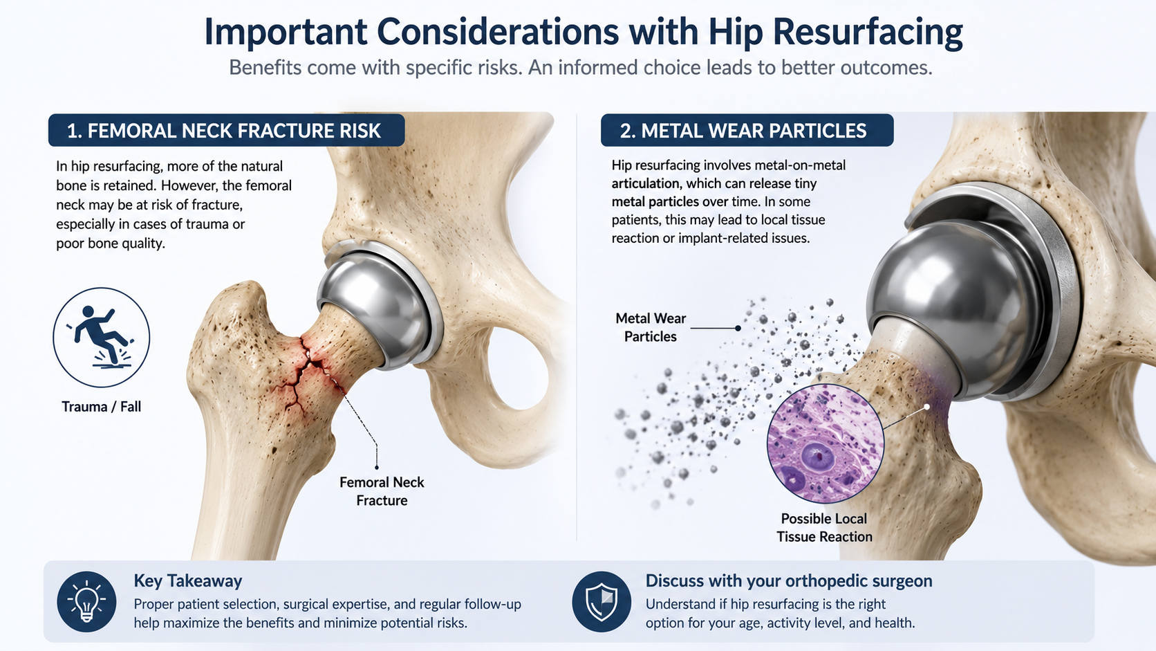 Benefits of total hip replacement