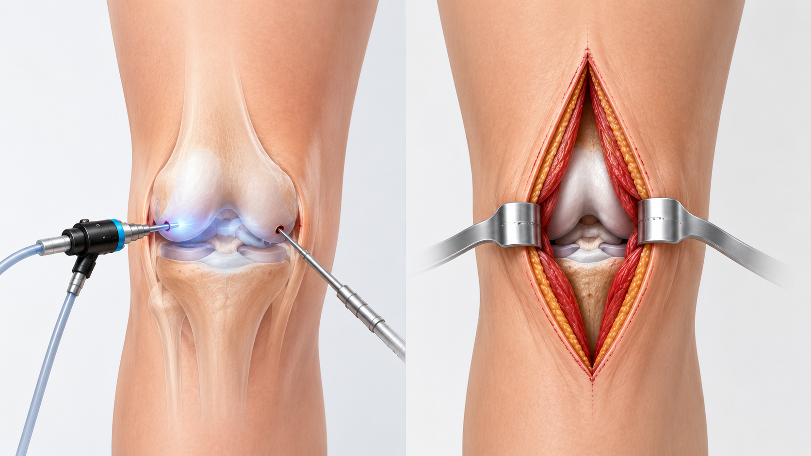 Smaller incisions in minimally invasive orthopedic surgery