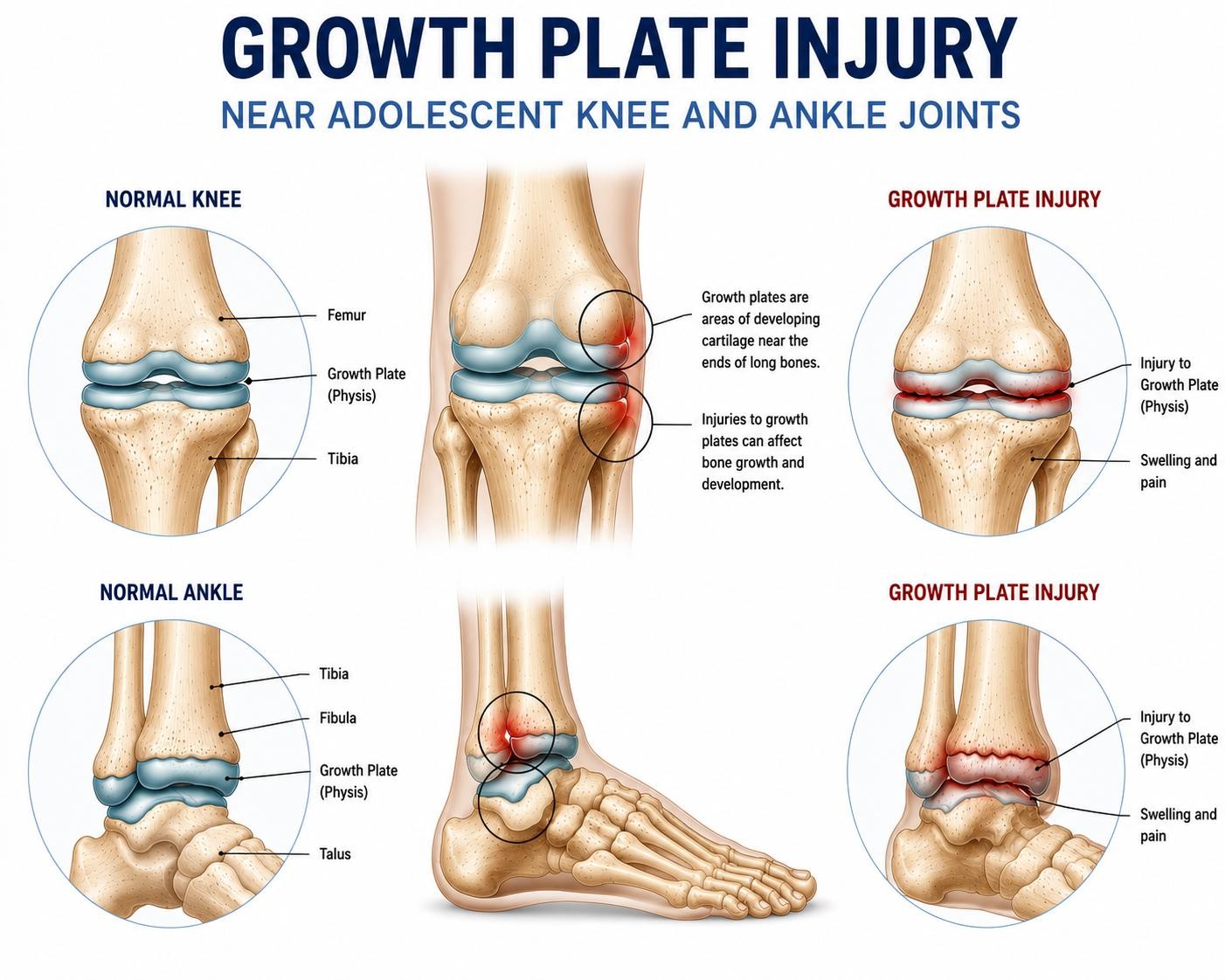 Growth plate injuries in adolescents