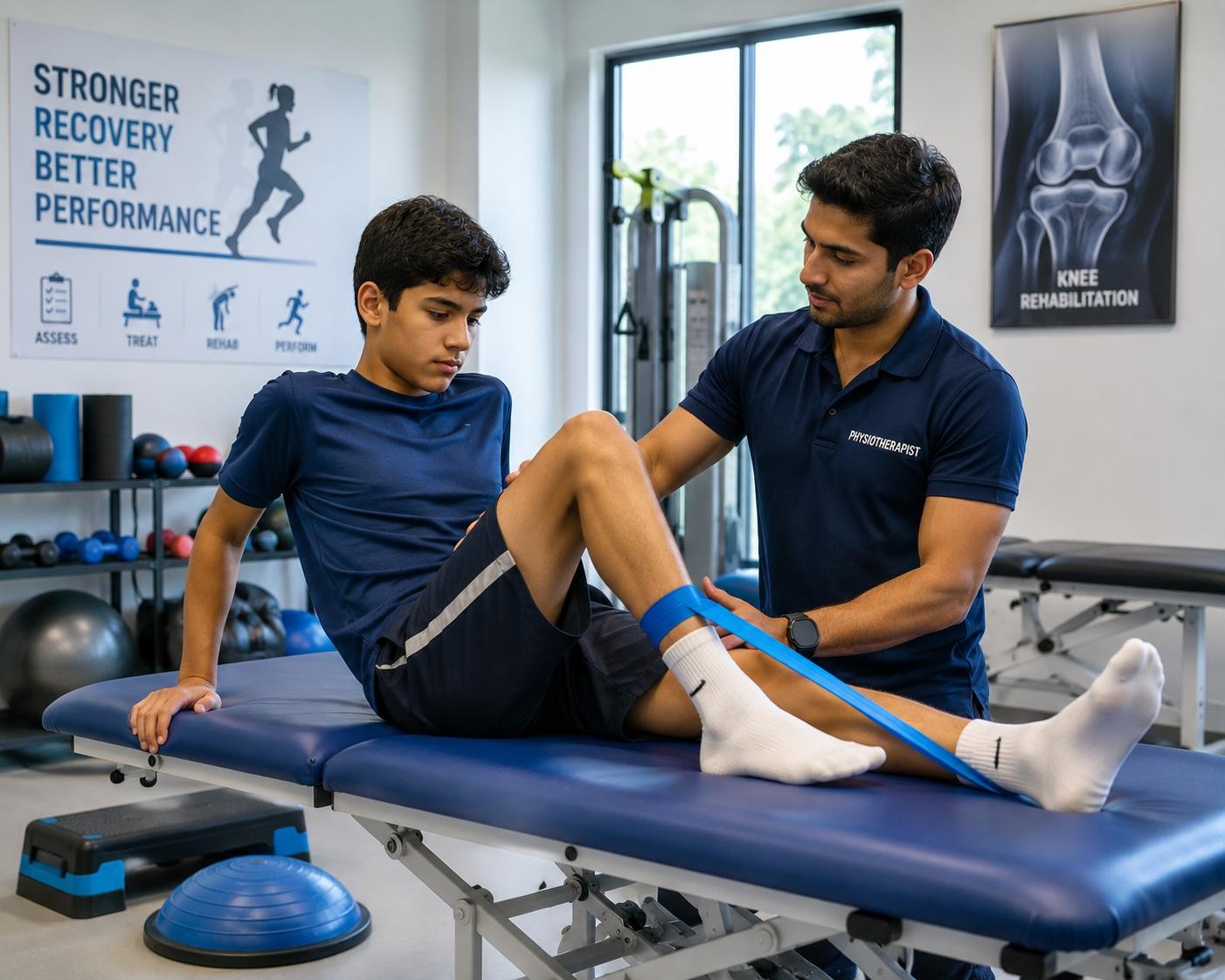 Treatment options for adolescent sports injuries